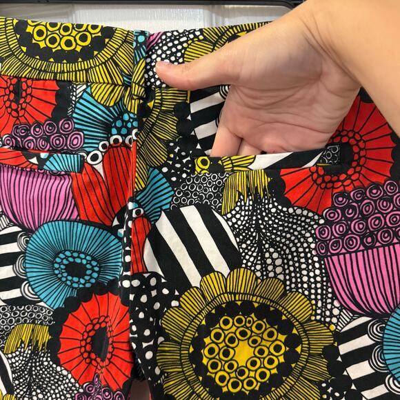 Banana republic Marimekko collection Hampton Fit flat front shorts Sz 2‎ - Picture 9 of 16